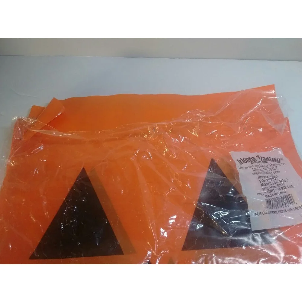 Halloween Bags Trick or‎ Treat/Party Jack O Lantern Face 18 Bags 12.5 x 17 in